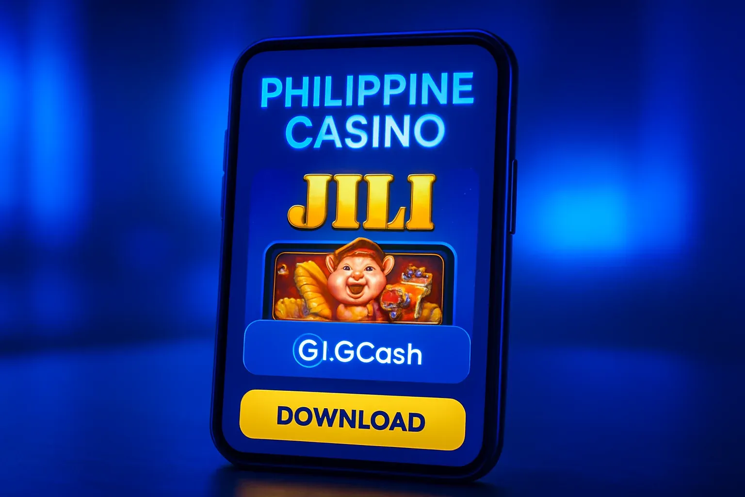 Philippine casino mobile app on Android with JILI UI and GCash payment
