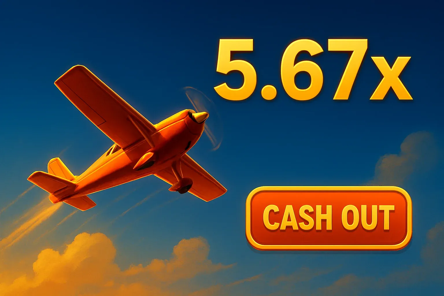 Small plane soaring upward with 5.67x multiplier in Philippine casino atmosphere